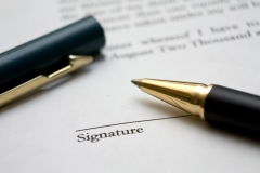 Signed deal