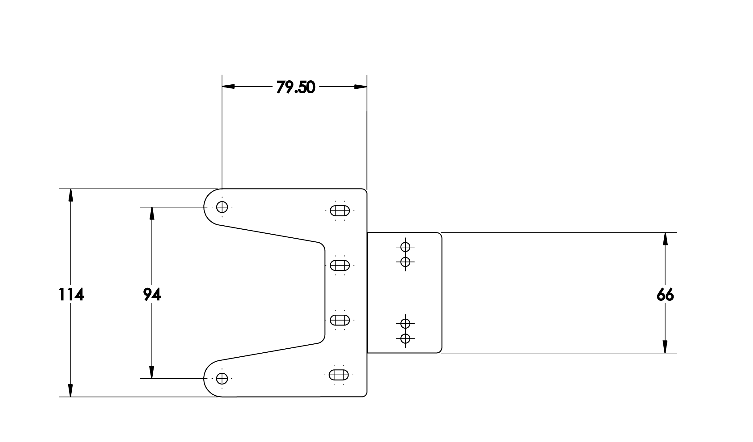 Proton Actuator Bracket Hinged Vert iss1