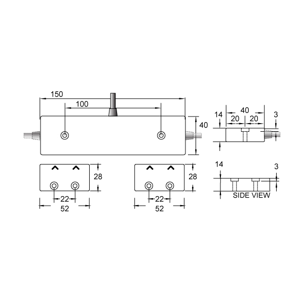 Dimensions in millimetres